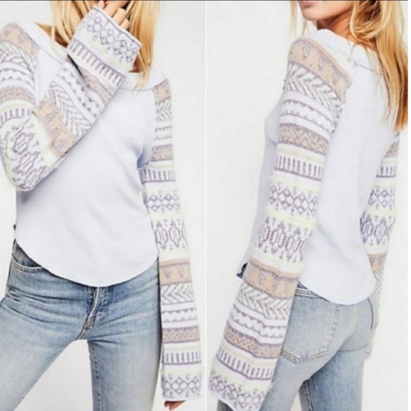 Free People Fairground Thermal Top - Picture 2 of 3